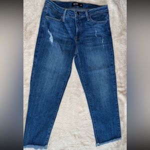 just my size black relaxed jeans 28P